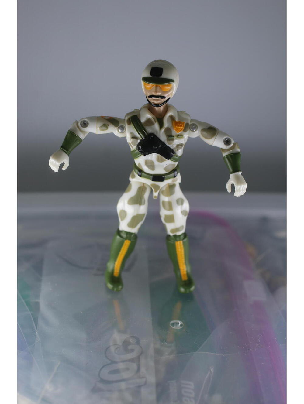 Vintage 1990's The Corps Chopper Lanard 3.75" Action Figure Military